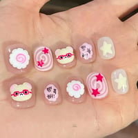 韓国🍥🐻なるとくまネイルチップ