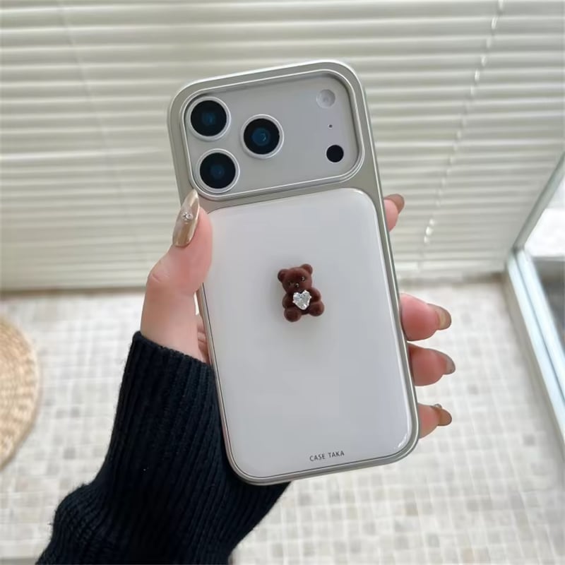 iPhone17対応】3Dくまさん🧸iPhoneケース | AURALALA | 輸入韓国雑