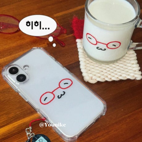 【iPhone17対応】ゆるにゃんシンプルiPhoneケース