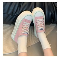 4色展開🌷春色厚底ラインスニーカー