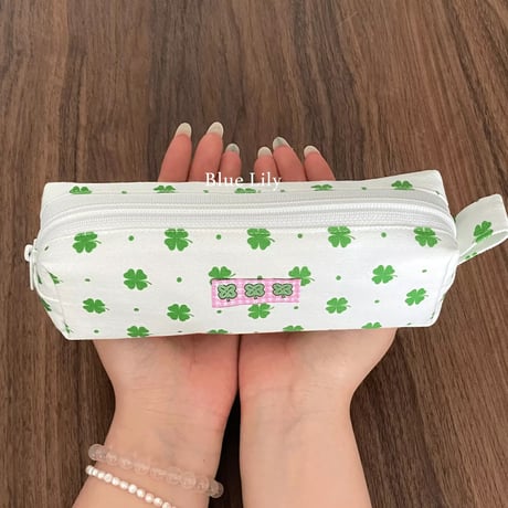 クローバー🍀ペンケース/筆箱/ポーチ
