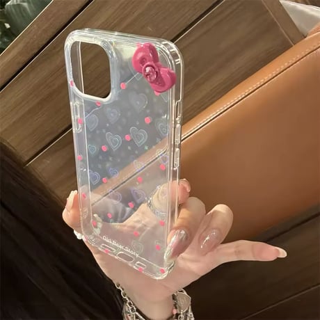 Y2K💗ハートビームiPhoneケース