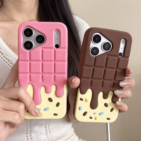 【iPhone17対応】とろけるチョコ🍫iPhoneケース