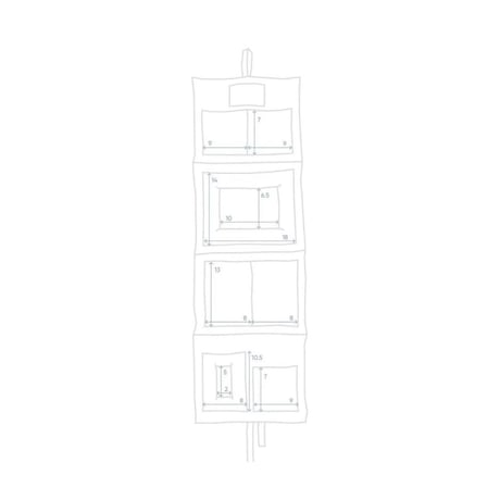 韓国インテリア🤍クッションふかふか壁掛け収納/ファブリックインテリア/収納