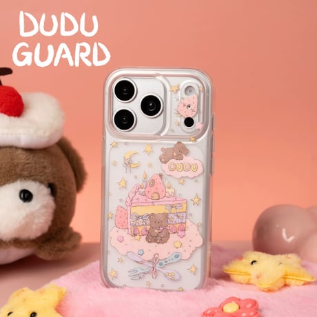 【iPhone17対応】メルヘンケーキベアクリアiPhoneケース