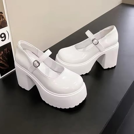 厚底ぽっくりハイヒール