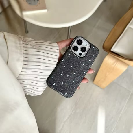 キラキラ夜空風iPhoneケース