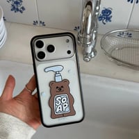 【iPhone17対応】BEAR🧸SOAP iPhoneケース