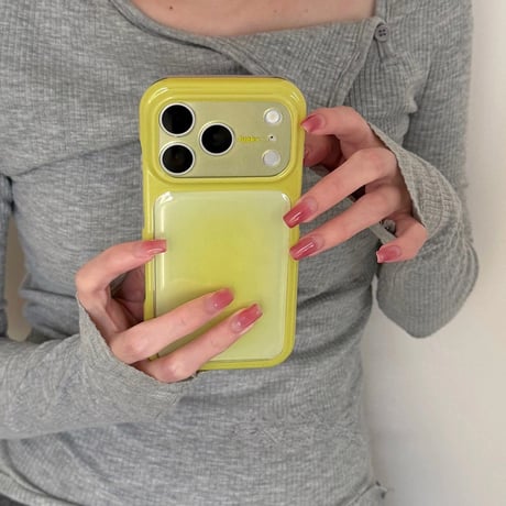 【iPhone17対応】カラフルぷっくりクリアiPhoneケース