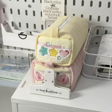 ロールケーキ風ペンケース/筆箱/ポーチ