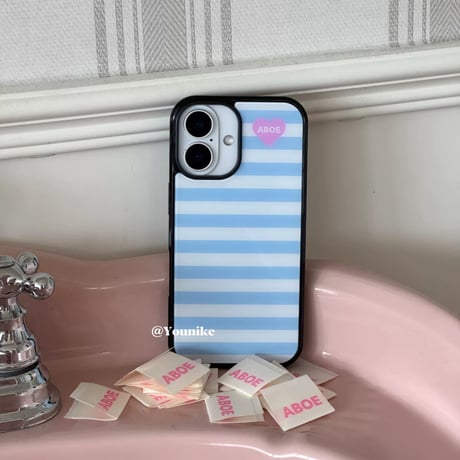 【iPhone17対応】マリンボーダーiPhoneケース