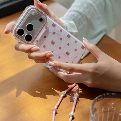 ベア🧸ドットiPhoneケース