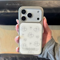【iPhone17対応】エンジェルベアイラストiPhoneケース