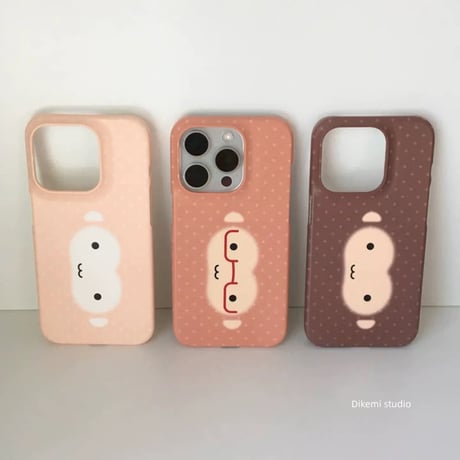 【iPhone17対応】3匹のおさるさんiPhoneケース
