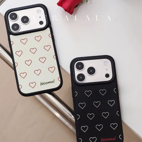 【iPhone17対応】LOVE HEART iPhoneケース