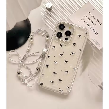 2タイプ🎀華奢リボンデザインiPhoneケース