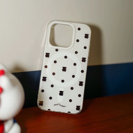 ベア🧸ドットiPhoneケース