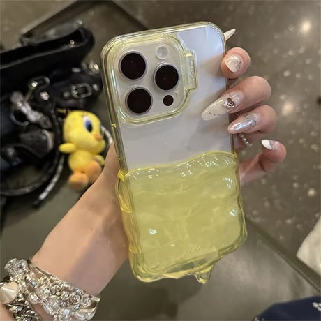とろけるクリーム🍦クリアiPhoneケース