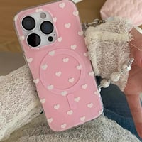 ハートドットMagSafeiPhoneケース