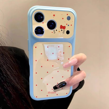 【iPhone17対応】ドットカラーフレームiPhoneケース