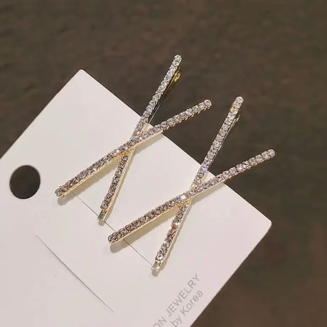 2本セット♡クロスヘアクリップ