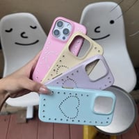 premium💗ハートラインストーンiPhoneケース