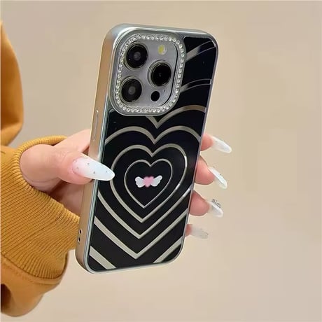Y2K💗ハートビームエンジェルiPhoneケース