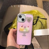 にゃん詰め合わせプリンアラモード🍮🐱iPhoneケース