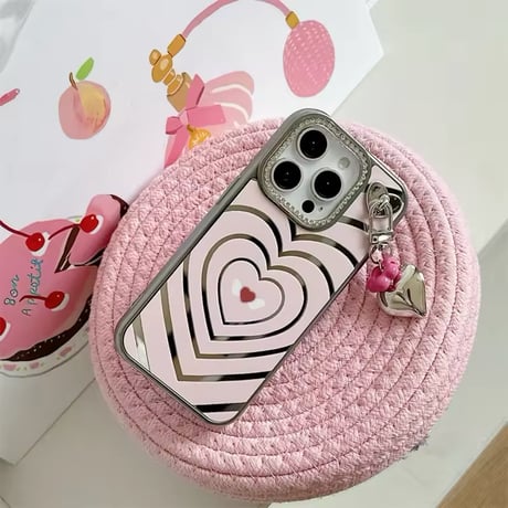 Y2K💗ハートビームエンジェルiPhoneケース