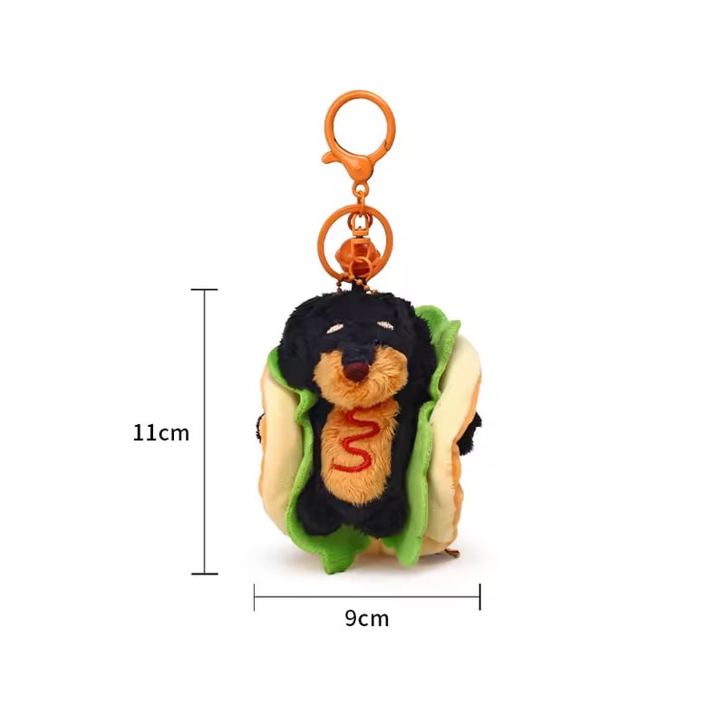 ホットドックダックス🌭キーホルダー/チャーム/キーチャーム