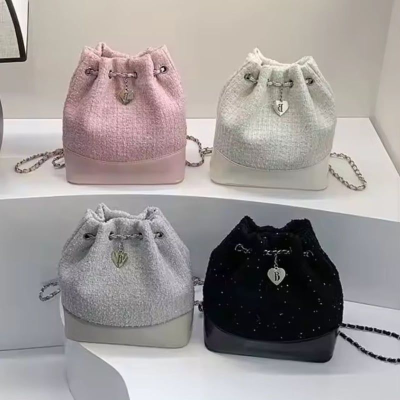 ツイードチェーンリュック/バッグ | AURALALA | 輸入韓国雑貨＆インテリア