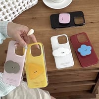 イロイロナカタチグリップ付きiPhoneケース