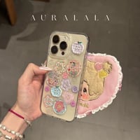 ボタンコアデコiPhoneケース