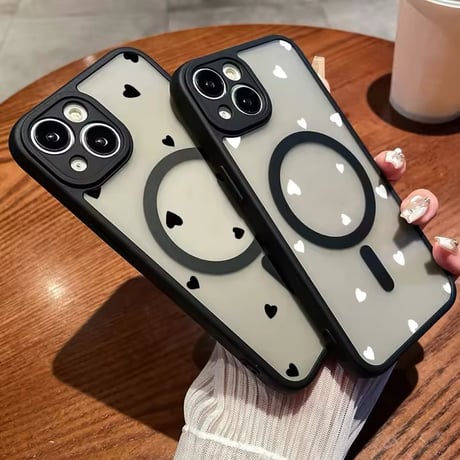 【MagSafe対応】シースループチハートiPhoneケース