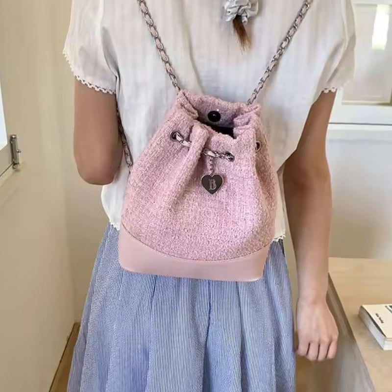 ツイードチェーンリュック/バッグ | AURALALA | 輸入韓国雑貨＆インテリア