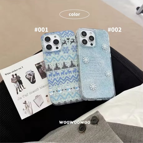 スノーノルディック⛄クリアiPhoneケース