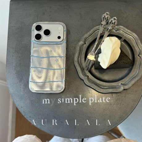 【iPhone17対応】Korea silver star border　iPhoneケース