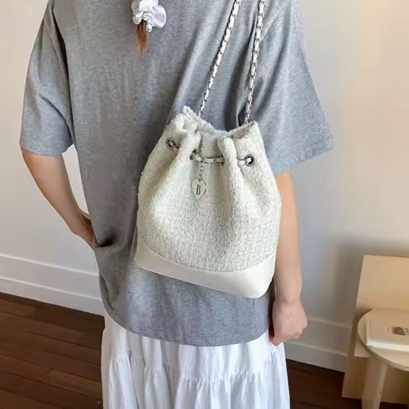 ツイードチェーンリュック/バッグ | AURALALA | 輸入韓国雑貨＆インテリア