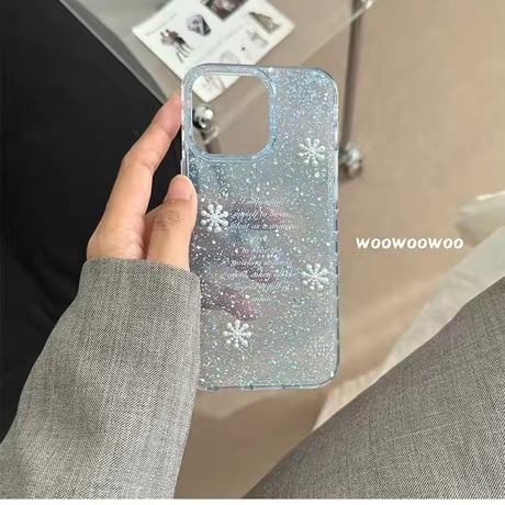 スノーノルディック⛄クリアiPhoneケース