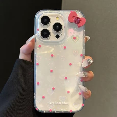 Y2K💗ハートビームiPhoneケース