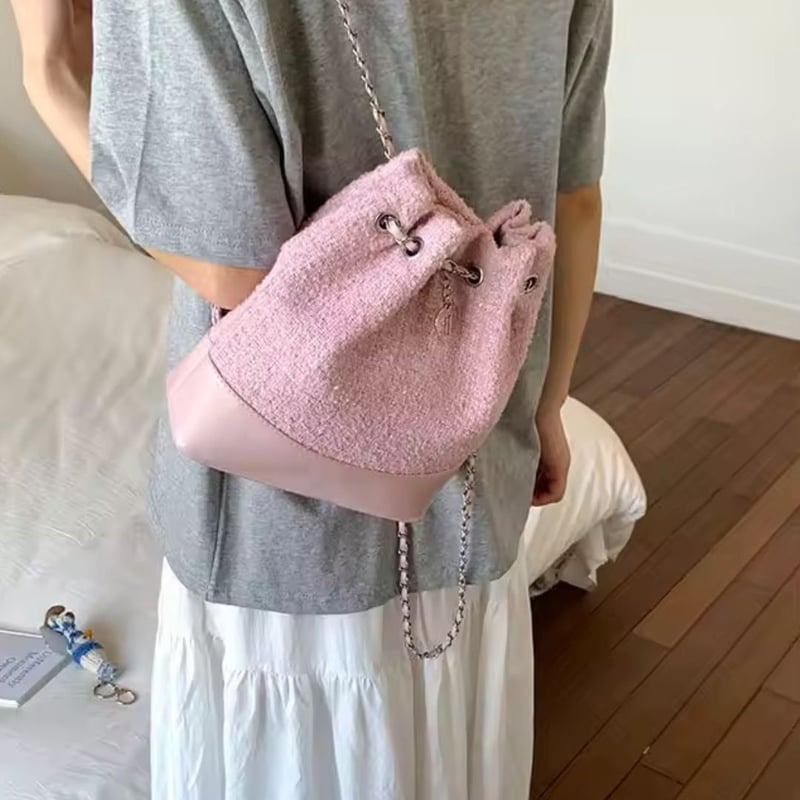 ツイードチェーンリュック/バッグ | AURALALA | 輸入韓国雑貨＆インテリア