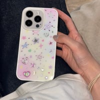 キラキラ平成女児らくがき☆♡iPhoneケース☆♡