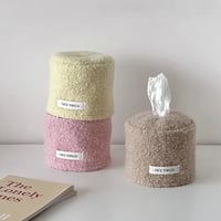 ふわふわマカロンカラーティッシュカバー