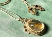 レインボーオブシディアン の ネックレス | Atelier まほろば