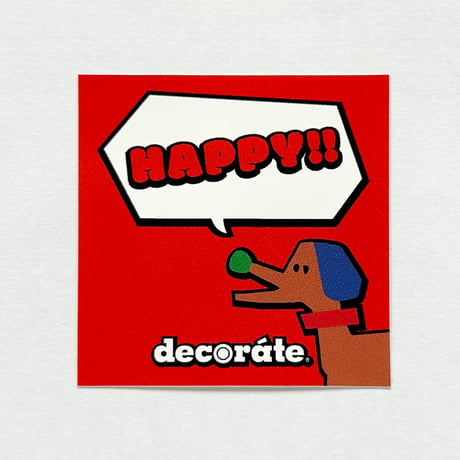 decoráte ステッカー3種SET