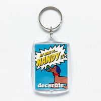 decoráte クリアキーホルダー／ブルー 2（MY NAME IS NANDY!!!）