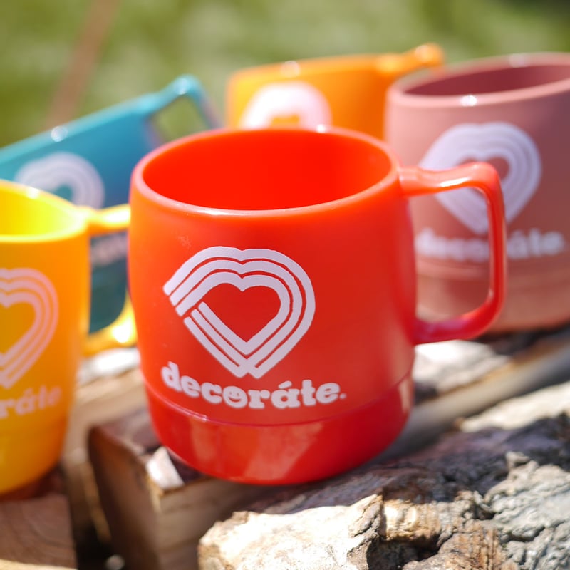 DINEX 8oz.MUG／ピンク | decoráte OFFICIAL WEB SHOP