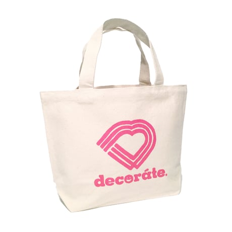Tote 12oz canvas／ピンク