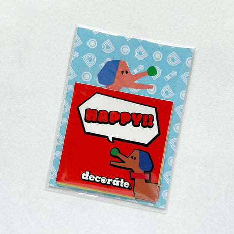 decoráte ステッカー3種SET