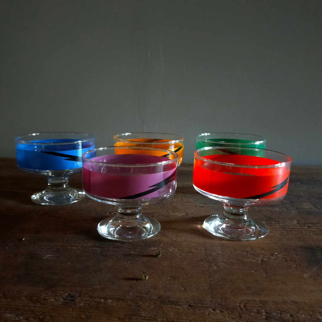 ピエールカルダンデザートグラス／5個セット | 生活骨董の店 dadatools.